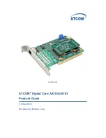 ATCOM AX1D Product Manual preview