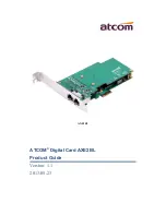 Preview for 1 page of ATCOM AXE2BL Product Manual