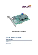 Preview for 1 page of ATCOM AXE2D User Manual