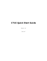 ATCOM CT1X Quick Start Manual предпросмотр