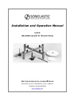 Preview for 1 page of ATCP SONELASTIC SX-PD Installation And Operation Manual