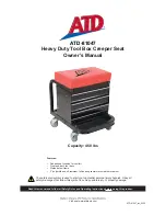 Предварительный просмотр 1 страницы ATD Tools 81047 Owner'S Manual