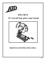 Предварительный просмотр 1 страницы ATD Tools ATD-10515 Operation And Safety Instructions