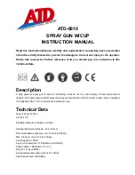 Предварительный просмотр 1 страницы ATD Tools ATD-6810 Instruction Manual