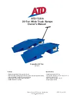 ATD Tools ATD-7321A Owner'S Manual предпросмотр