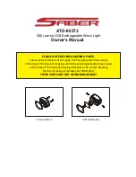 Preview for 1 page of ATD Tools Saber ATD-80373 Owner'S Manual