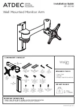 Atdec A F -AT-W Installation Manual preview