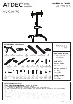 Atdec AD-TVC-70A Installation Manual preview