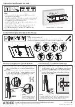 Предварительный просмотр 2 страницы Atdec AD-WF-5040 Installation Manual