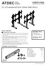 Preview for 1 page of Atdec ADBS-2x2-17MFB Installation Manual