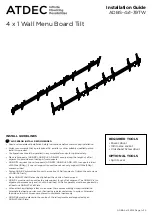 Preview for 1 page of Atdec ADBS-4x1-39TW Install Manualline