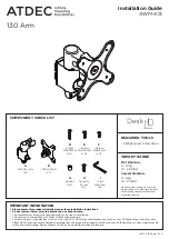 Preview for 1 page of Atdec AWM-A13 Installation Manual