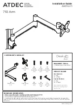 Atdec AWM-A71-B Installation Manual preview