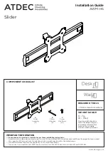 Atdec AWM-HS Installation Manual preview