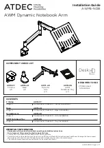 Preview for 1 page of Atdec AWM Series Installation Manual