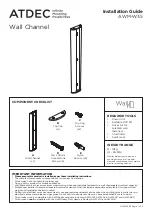 Atdec AWM-W35 Installation Manual preview