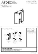 Preview for 1 page of Atdec AWM-W6 Installation Manual