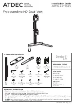 Atdec AWMS-2-BT75-FS Installation Manual preview