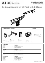 Preview for 1 page of Atdec AWMS-2-D13-C Installation Manual