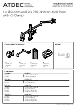 Preview for 1 page of Atdec AWMS-3-137140-C Installation Manual