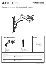 Atdec AWMS-46W35 Installation Manual preview