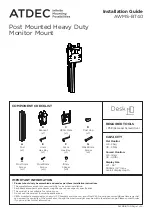 Atdec AWMS-BT40 Installation Manual preview