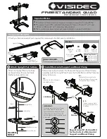 Preview for 1 page of Atdec Freestanding Quad Installation Instructions