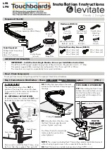 Preview for 1 page of Atdec Levitate L-PB Installation Instructions Manual