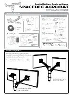 Atdec Spacedec Acrobat Swing Arm Double Installation Instructions preview