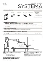 Atdec SYSTEMA SW6S Installation Instructions Manual preview