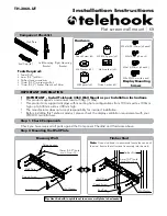 Atdec TELEHOOK TH-3060-UT Installation Instructions preview