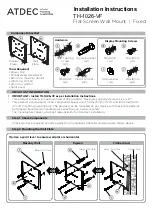 Atdec TH-1026-VF Installation Instructions preview