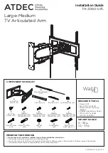 Preview for 1 page of Atdec TH-3060-UFL Installation Manual