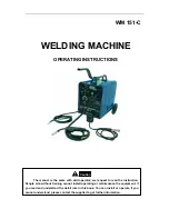 ATE Pro. USA WM 151-C Operating Instructions Manual preview