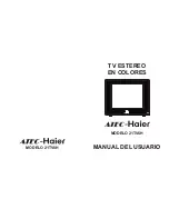 Предварительный просмотр 1 страницы Atec-Haier 21TV6H (Spanish) Manual Del Usuario