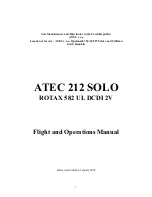 Atec 212 SOLO Flight Manual preview