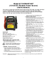 Atec 6275 KWIKSTART User Manual preview