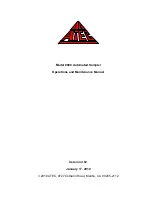 Preview for 1 page of Atec 8000 Operation And Maintenance Manual