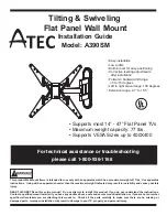 Atec A390SM Installation Manual предпросмотр