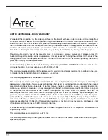 Preview for 11 page of Atec A390SM Installation Manual