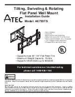 Atec A675STS Installation Manual preview