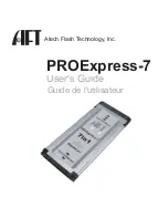 Предварительный просмотр 1 страницы Atech Flash Technology PROExpress-7 User Manual