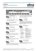 Preview for 9 page of Ateg CUB5TC Manual