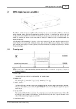 Предварительный просмотр 5 страницы Ateis DPA2500 User Manual