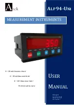 Preview for 1 page of Atek ALP 94-UNI User Manual