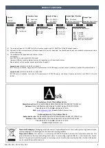 Preview for 4 page of Atek INC 110 Series User Manual