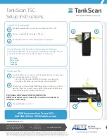 Preview for 2 page of Atek TankScan TSC Setup Instructions