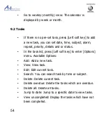 Preview for 54 page of Atel AGP-KW125 User Manual