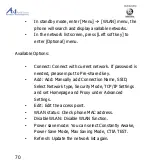 Preview for 70 page of Atel AGP-KW125 User Manual