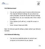 Preview for 73 page of Atel AGP-KW125 User Manual